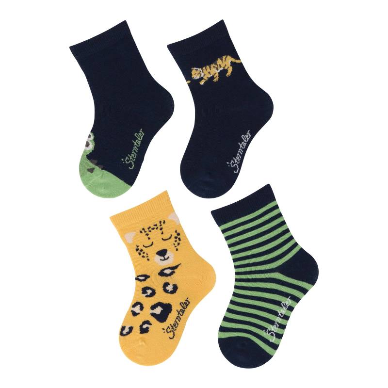 4er-Pack Socken Tiere Ringel von Sterntaler