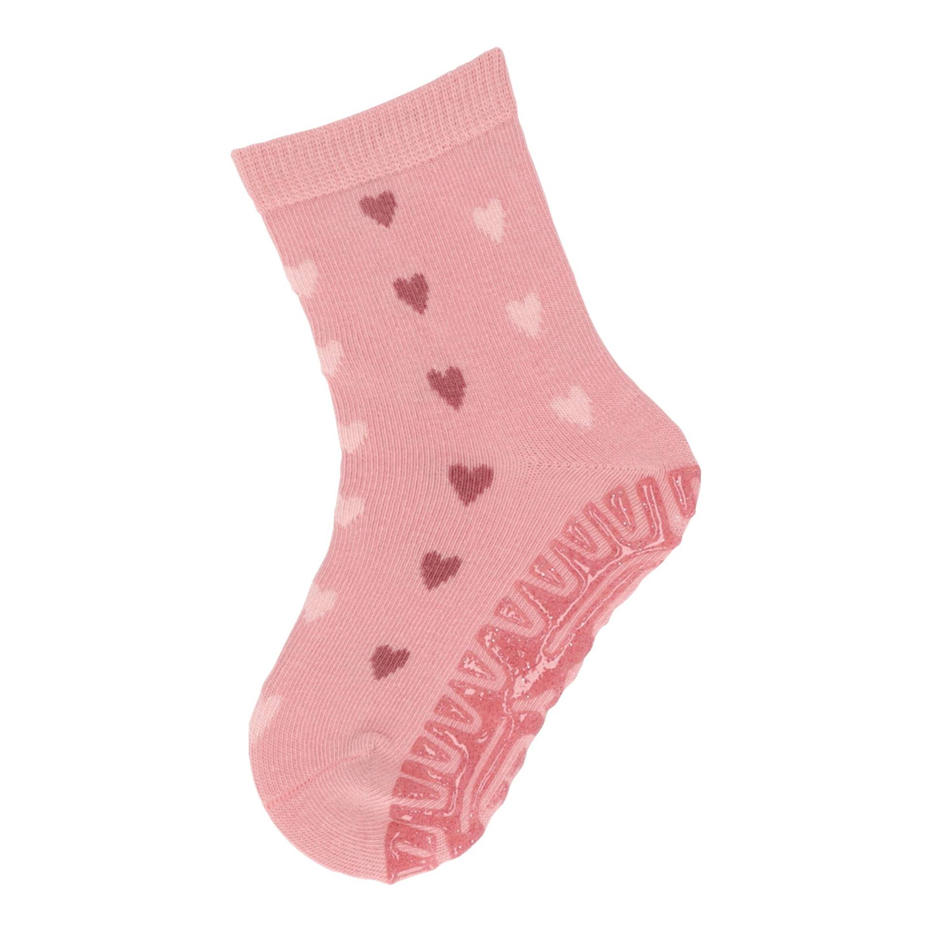 ABS-Socken Glitzer Flitzer Herzen von Sterntaler