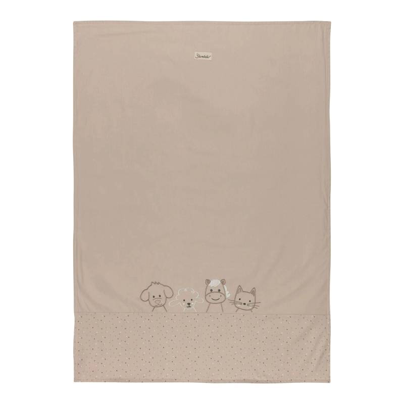Babydecke mit UV-Schutz 50+ mit Applikation von Sterntaler