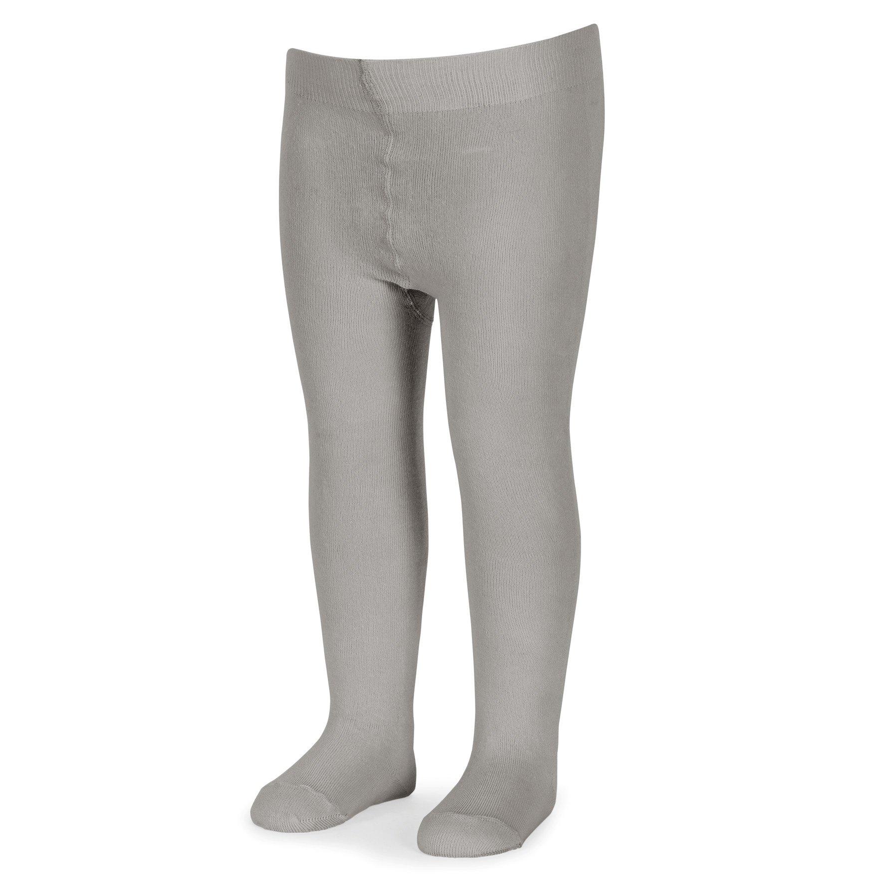 Kinder Strumpfhose Uni Silber Melange Jungen  116 von Sterntaler