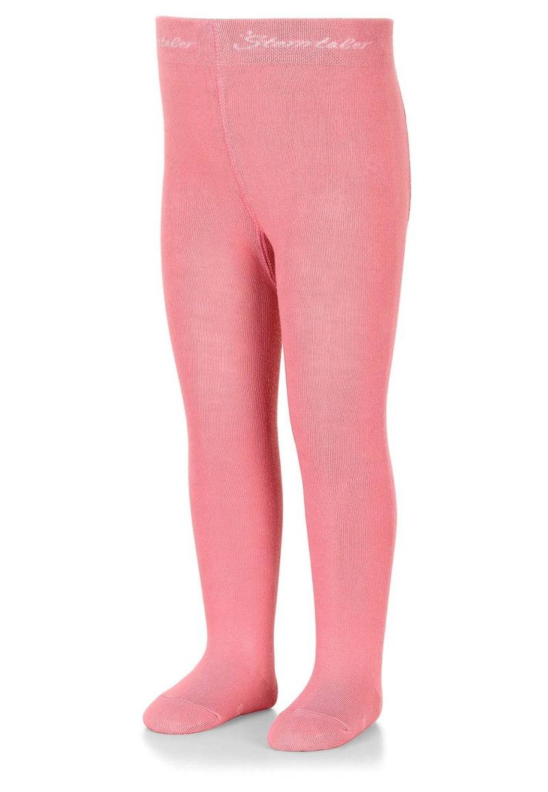 Kinder Strumpfhose Uni Rosa Mädchen Rosa 62 von Sterntaler