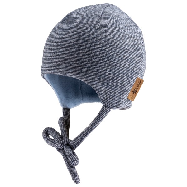 Sterntaler - Baby's Beanie gefüttert - Mütze Gr 39 cm;43 cm grau/blau;rosa von Sterntaler