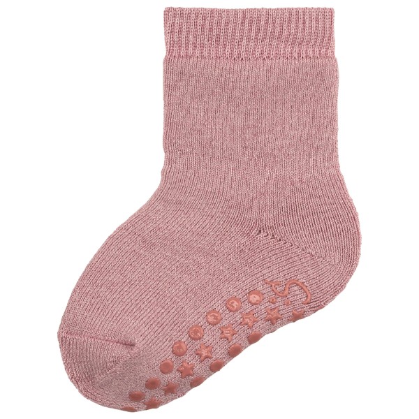 Sterntaler - Kid's ABS Woll-Socken Uni - Hüttenschuhe Gr 22 rosa von Sterntaler