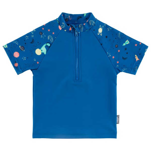 Sterntaler - Kid's Badeshirt Kurzarm Weltraum - Lycra Gr 104;116;68;80;92 blau von Sterntaler