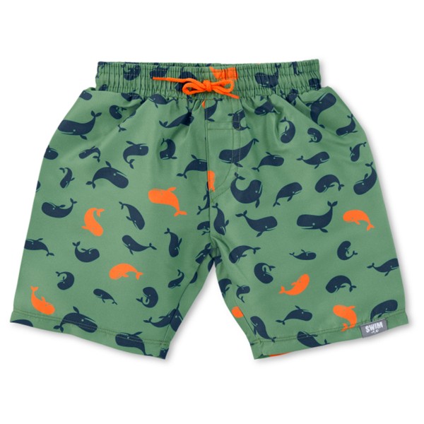 Sterntaler - Kid's Badeshort Wal mit Kordelzug - Boardshorts Gr 110/116;74/80;86/86;98/104 grün von Sterntaler