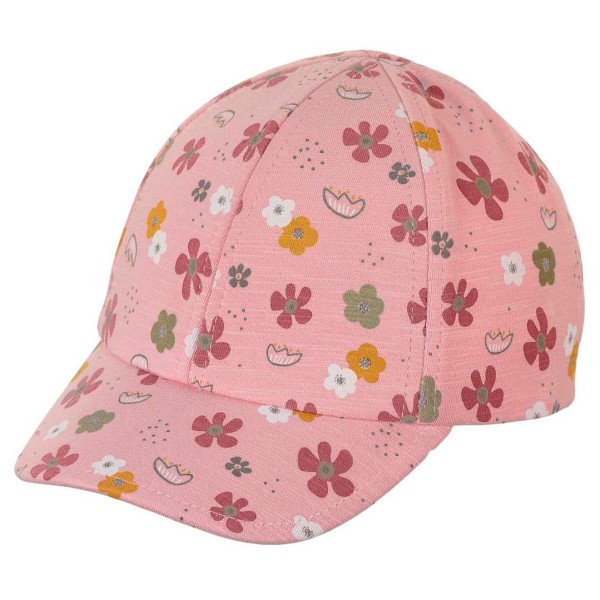 Sterntaler - Kid's Baseball-Cap Blumen - Cap Gr 45 cm;47 cm rosa von Sterntaler