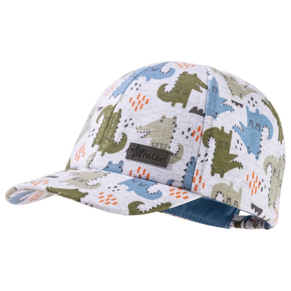 Sterntaler - Kid's Basecap Krokodile - Cap Gr 49 cm grau von Sterntaler