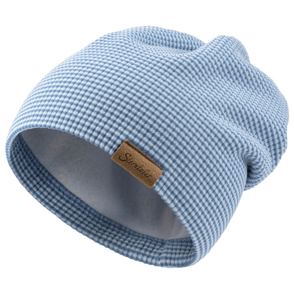 Sterntaler - Kid's Beanie Rippe - Mütze Gr 45 cm blau/grau von Sterntaler