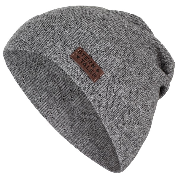 Sterntaler - Kid's Beanie Struktur - Mütze Gr 47 cm grau von Sterntaler