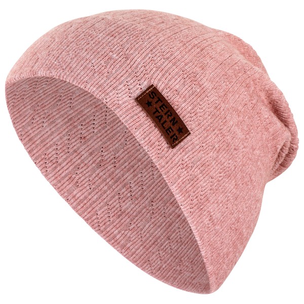 Sterntaler - Kid's Beanie Struktur - Mütze Gr 47 cm rosa von Sterntaler