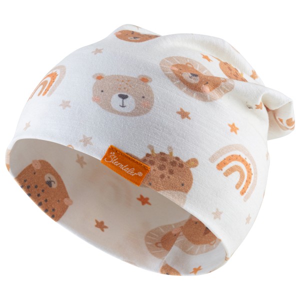 Sterntaler - Kid's Beanie Tiergesicht - Mütze Gr 55 cm grau von Sterntaler