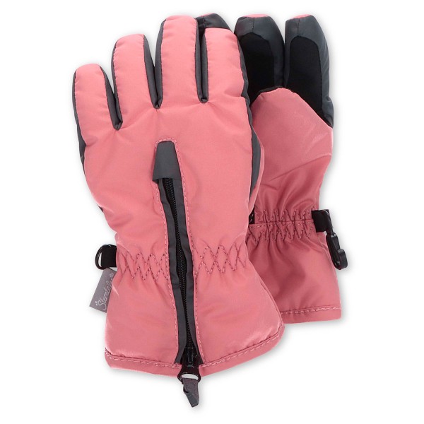 Sterntaler - Kid's Fingerhandschuh Zweifarbig - Handschuhe Gr 4 rosa von Sterntaler