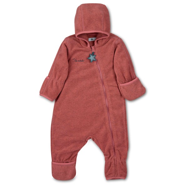 Sterntaler - Kid's Overall Fleece - Overall Gr 56 rot von Sterntaler