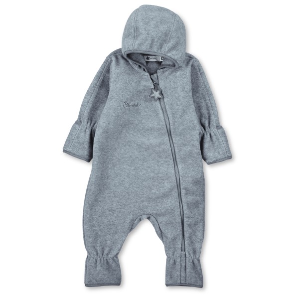 Sterntaler - Kid's Overall Fleece - Overall Gr 74 grau von Sterntaler