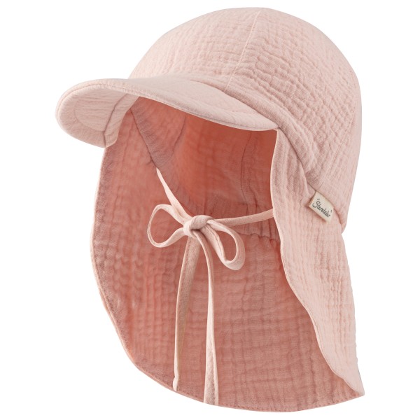 Sterntaler - Kid's Schirmmütze Nacken Musselin Bindeband - Cap Gr 51 cm rosa von Sterntaler