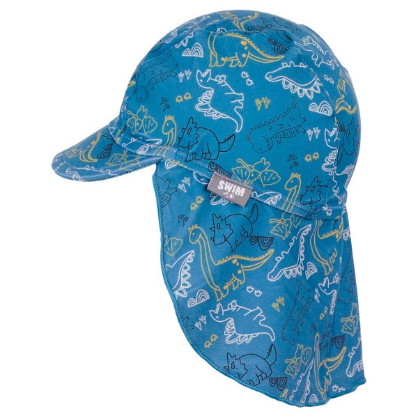 Sterntaler - Kid's Schirmmütze Nackenschutz Dino - Cap Gr 43 cm;47 cm blau von Sterntaler