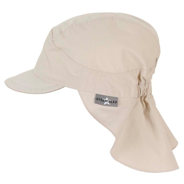 Sterntaler - Kid's Schirmmütze mit Nackenschutz Uni - Cap Gr 47 cm;49 cm;51 cm;57 cm beige;blau;rosa;türkis von Sterntaler