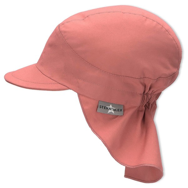 Sterntaler - Kid's Schirmmütze mit Nackenschutz Uni - Cap Gr 51 cm rosa von Sterntaler