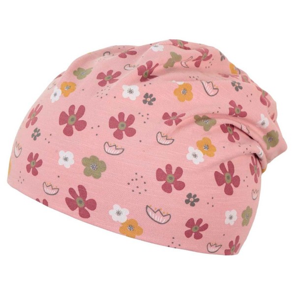 Sterntaler - Kid's Slouch-Beanie Blumen - Mütze Gr 45 cm rosa von Sterntaler