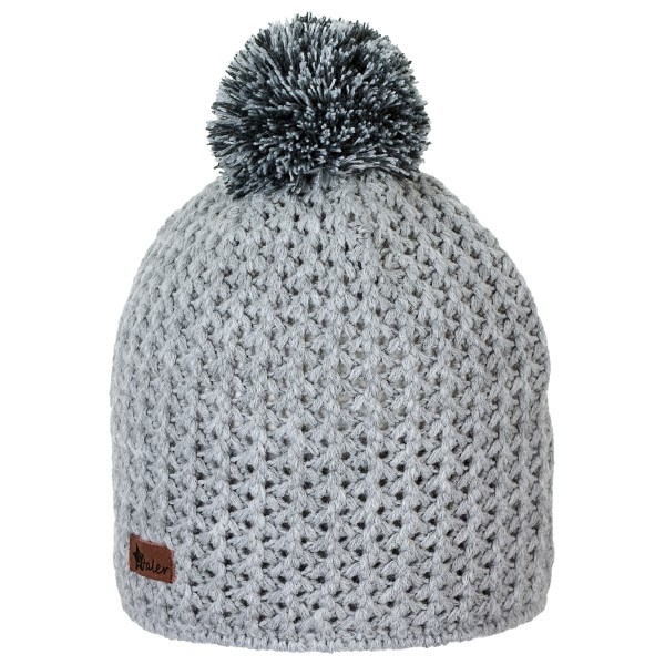 Sterntaler - Kid's Strickmütze Bommel - Mütze Gr 51 cm grau von Sterntaler