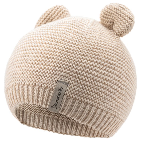 Sterntaler - Kid's Strickmütze Ohren - Mütze Gr 37 cm beige von Sterntaler