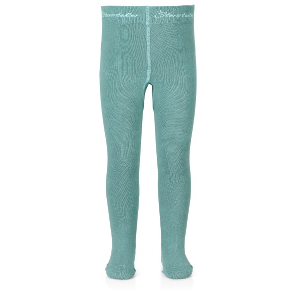 Sterntaler - Kid's Strumpfhose Uni Cotton - Alltagsunterwäsche Gr 128 türkis von Sterntaler