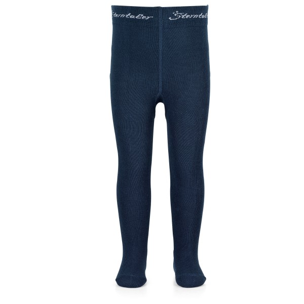 Sterntaler - Kid's Strumpfhose Uni Cotton - Alltagsunterwäsche Gr 74 blau von Sterntaler