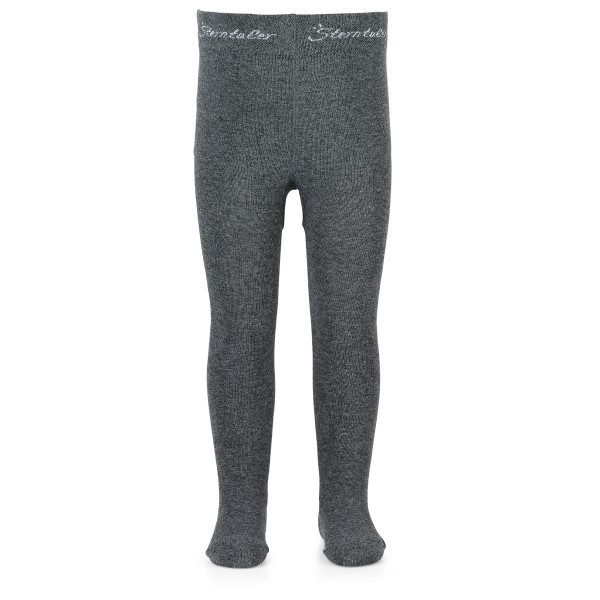 Sterntaler - Kid's Strumpfhose Uni Cotton - Alltagsunterwäsche Gr 74 grau von Sterntaler