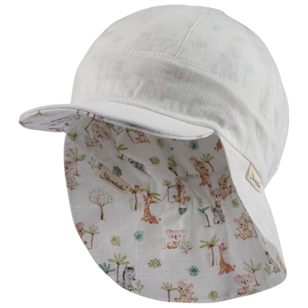 Sterntaler - Kid's Wendeschirmmütze Tierbabys - Cap Gr 45 cm;47 cm;51 cm grau von Sterntaler