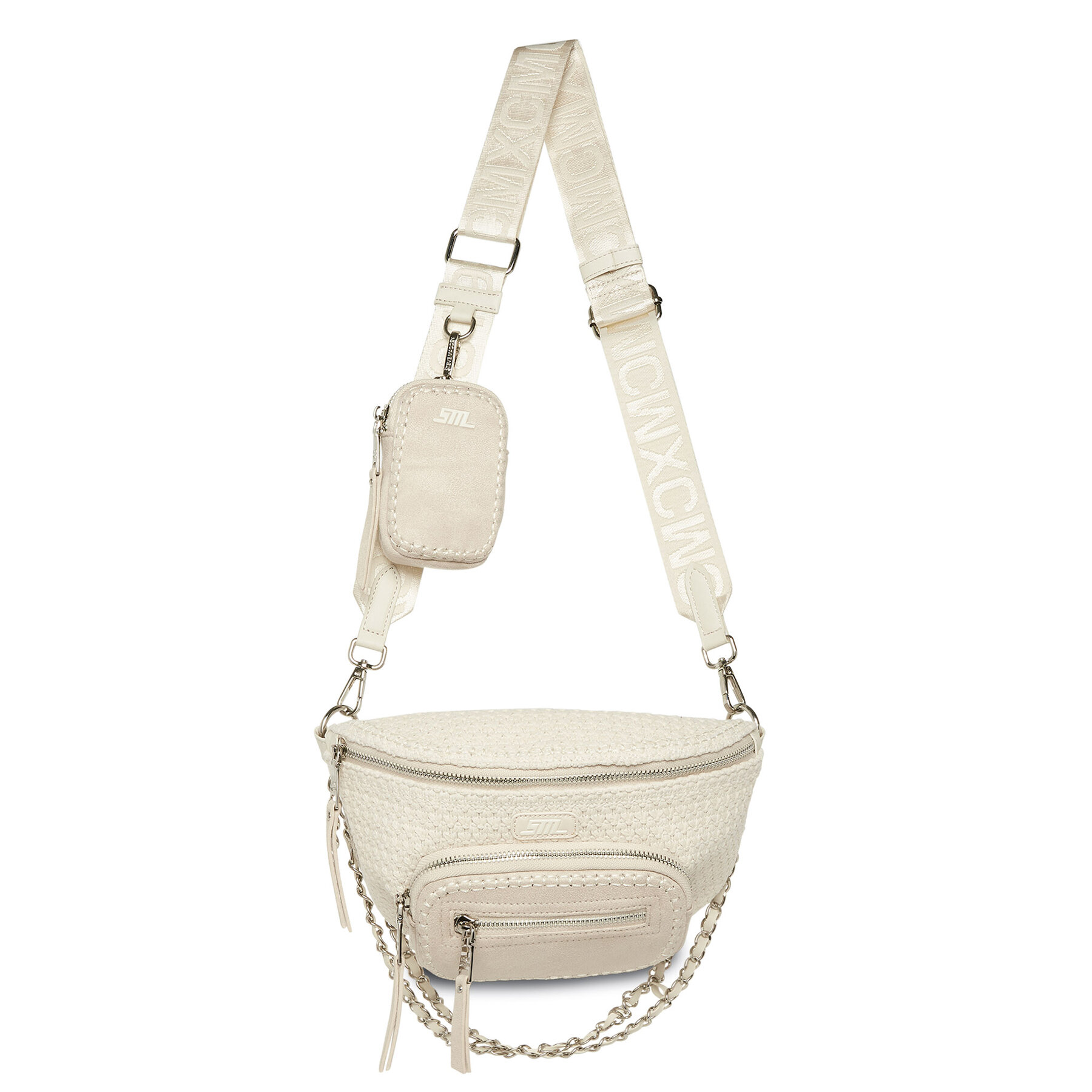 Handtasche Steve Madden Bdoubles Crossbody SM13001329-04004-CRM Écru Handtasche Steve Madden Bdoubles Crossbody SM13001329-04004-CRM Écru von Steve Madden