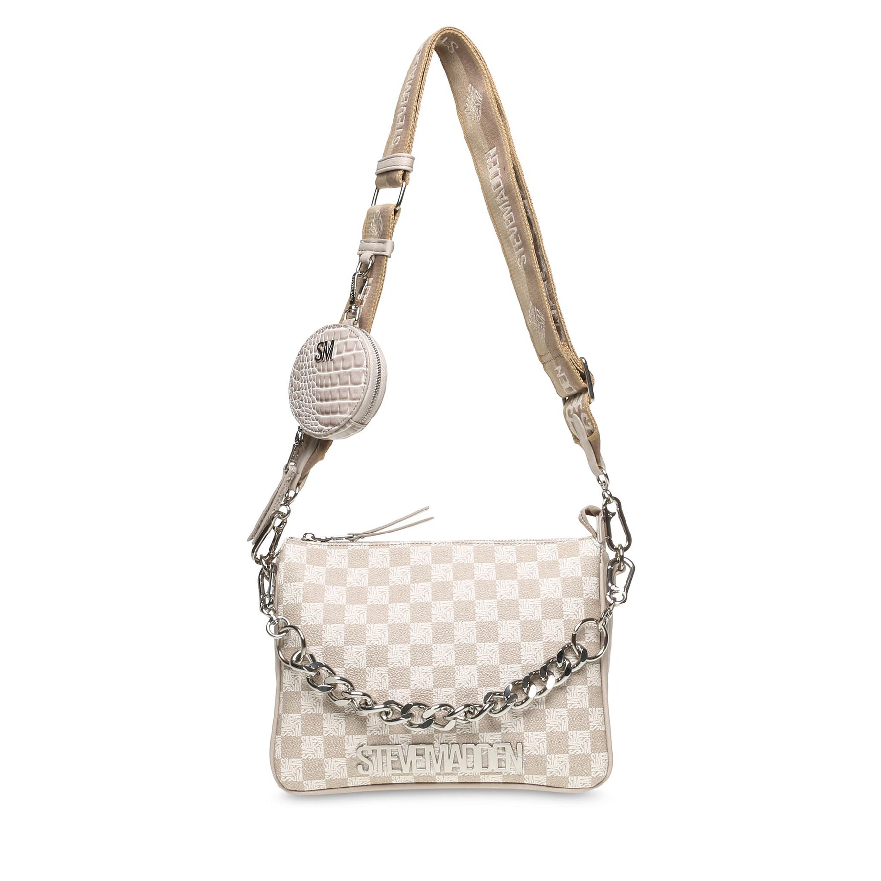 Handtasche Steve Madden Blola Crossbody SM13001377-02002-BGE Beige von Steve Madden