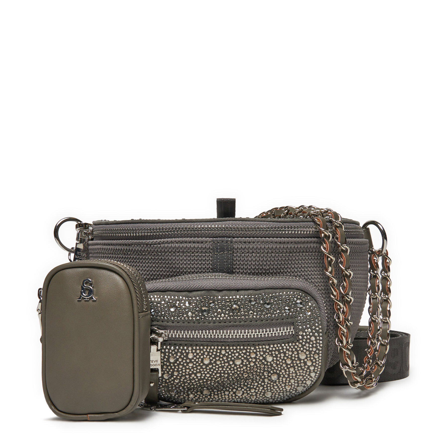 Handtasche Steve Madden Bmaxima SM13000640 Grau Handtasche Steve Madden Bmaxima SM13000640 Grau von Steve Madden