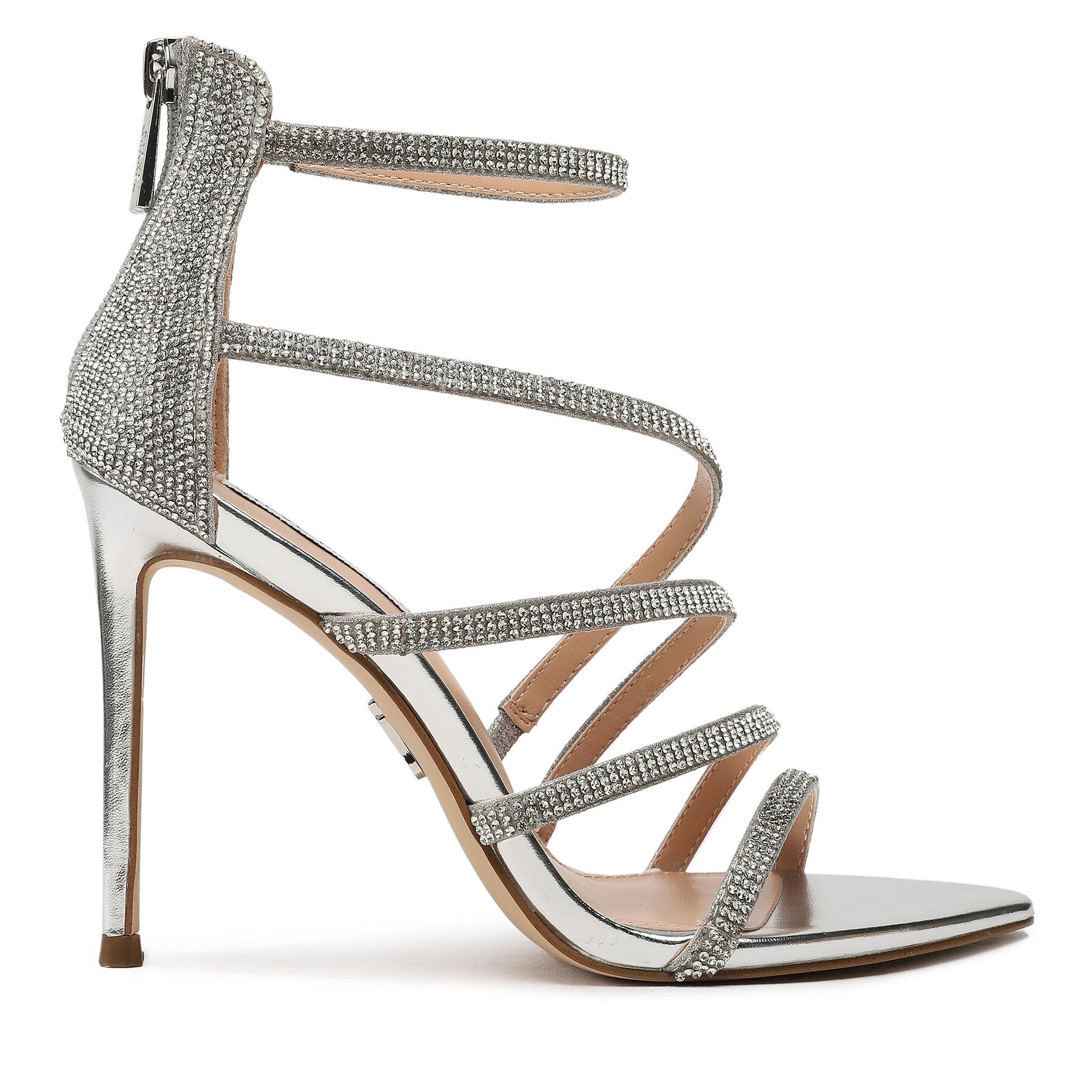 Sandalen Steve Madden Beamish Sandal SM11002585-751 Silberfarben Sandalen Steve Madden Beamish Sandal SM11002585-751 Silberfarben von Steve Madden