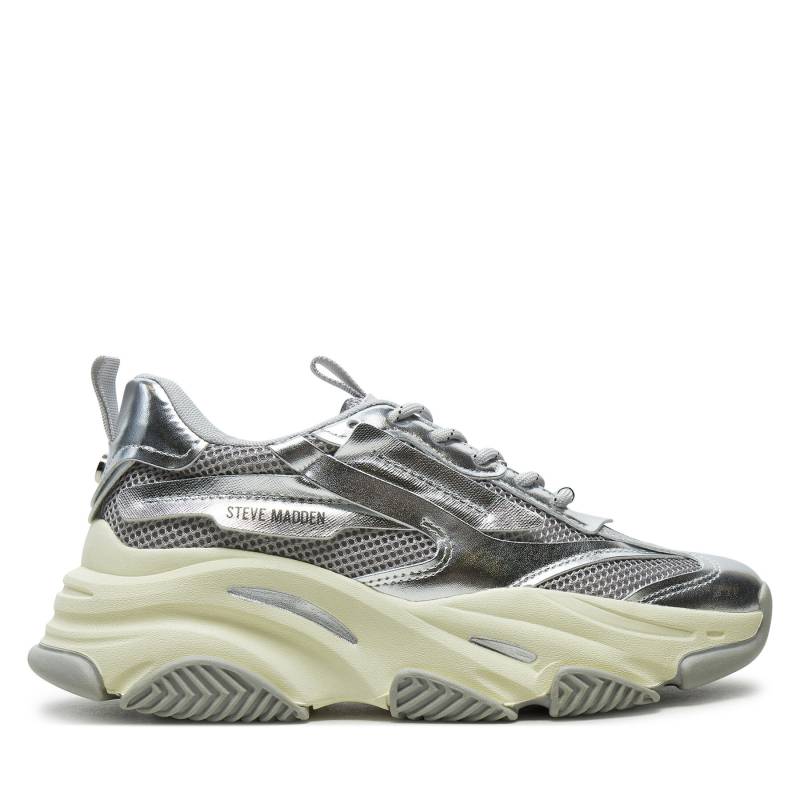 Sneakers Steve Madden Possession-E SM19000033 Silberfarben von Steve Madden