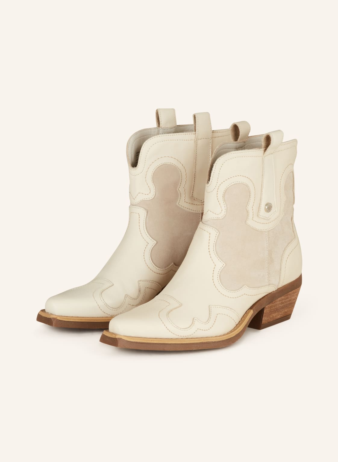 Steve Madden Cowboy Boots Waynoa beige von Steve Madden