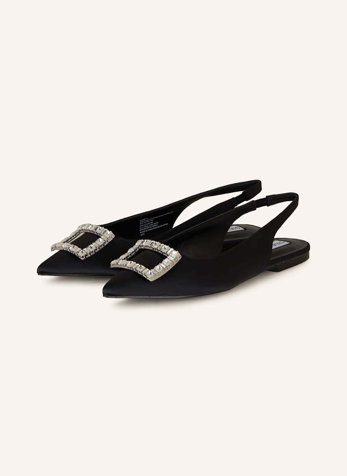 Steve Madden Slingballerinas Isabell Mit Schmucksteinen schwarz von Steve Madden