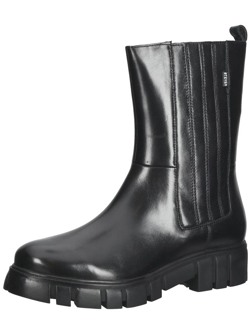 Stiefelette Damen Schwarz 41 von Steven New York