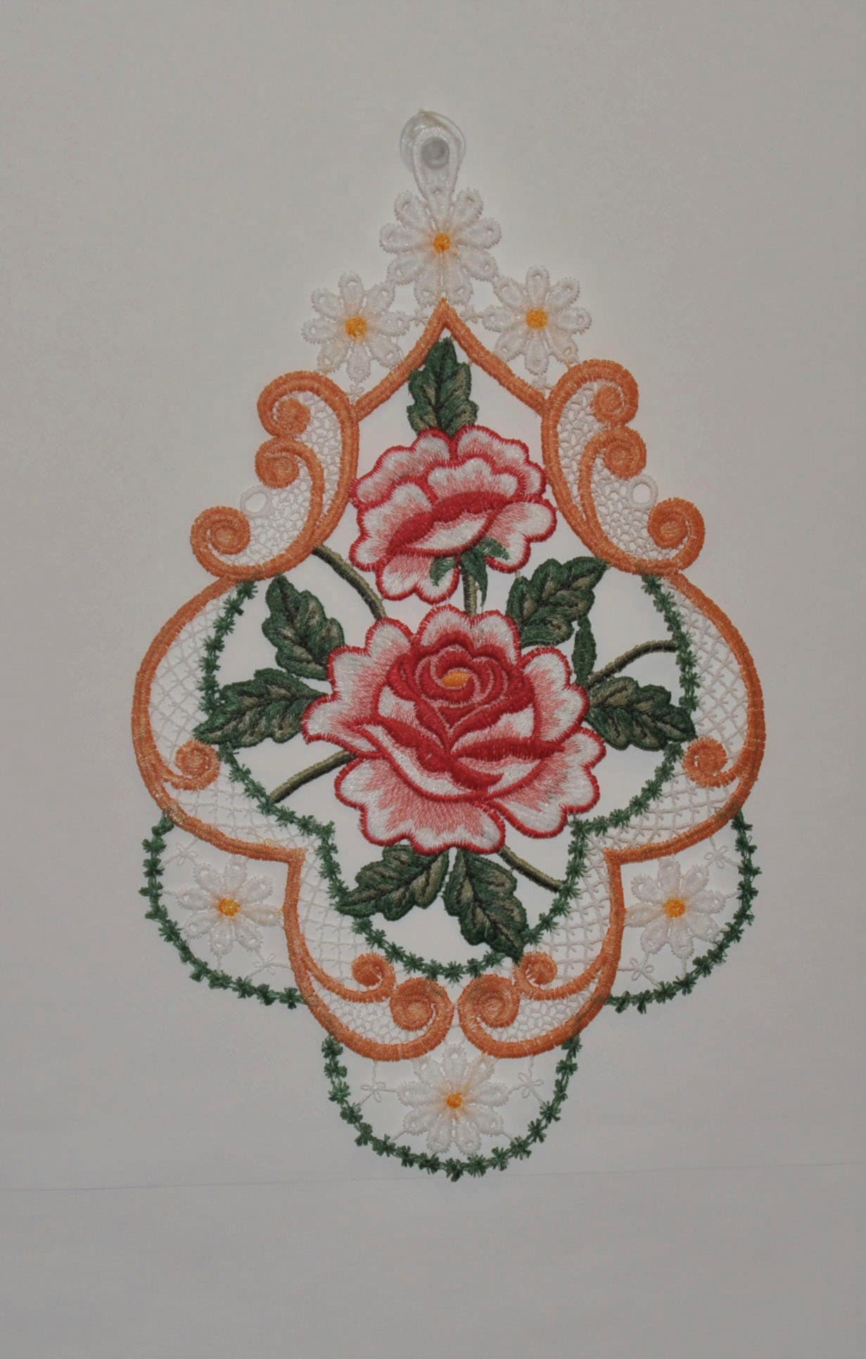 Stickereien Plauen Fensterbild »Rosen« Stickereien Plauen Fensterbild »Rosen« von Stickereien Plauen