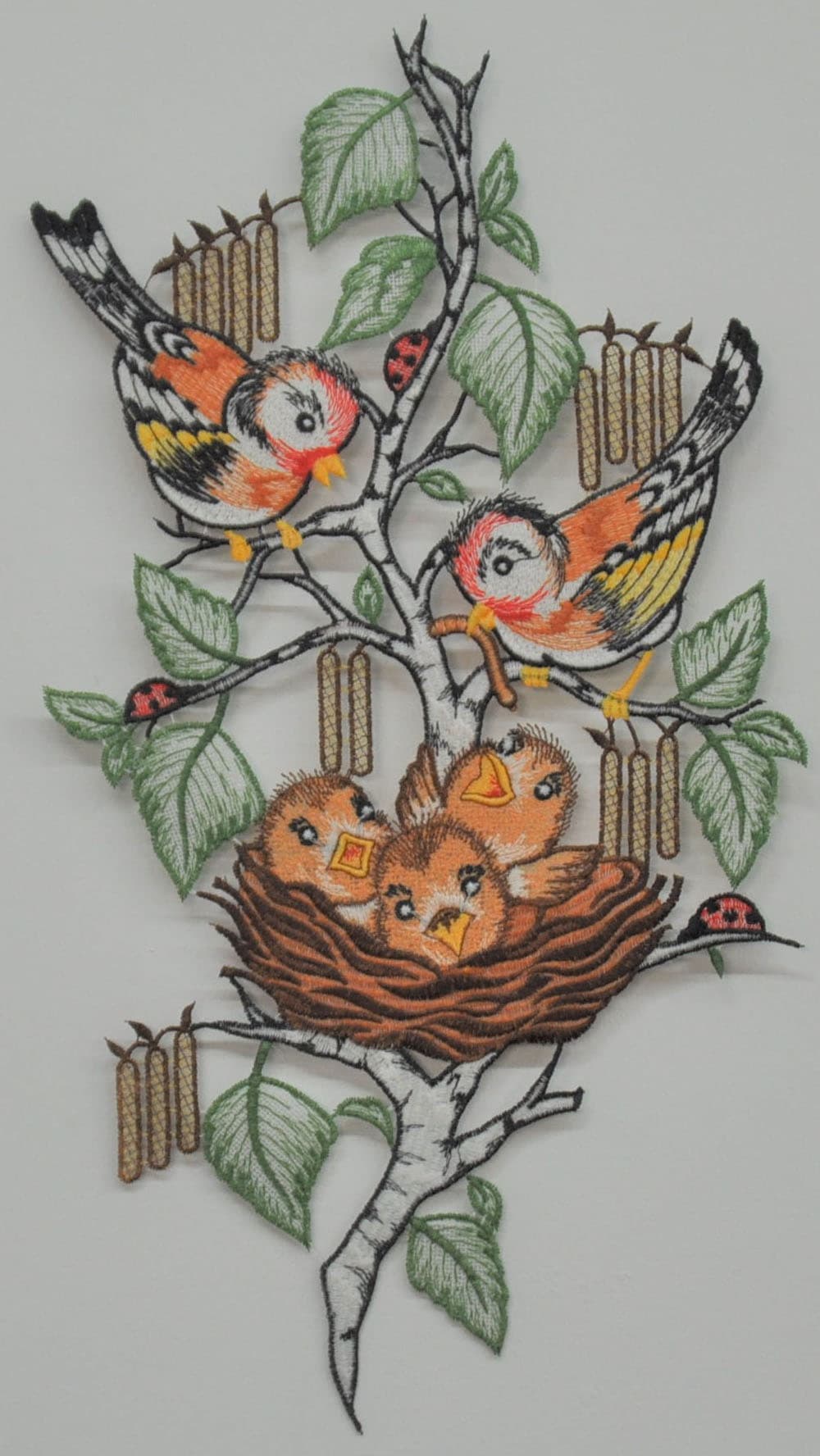 Stickereien Plauen Fensterbild »Vogelnest« Stickereien Plauen Fensterbild »Vogelnest« von Stickereien Plauen