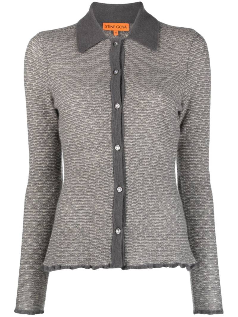 Stine Goya Bobbi buttoned cardigan - Grey von Stine Goya