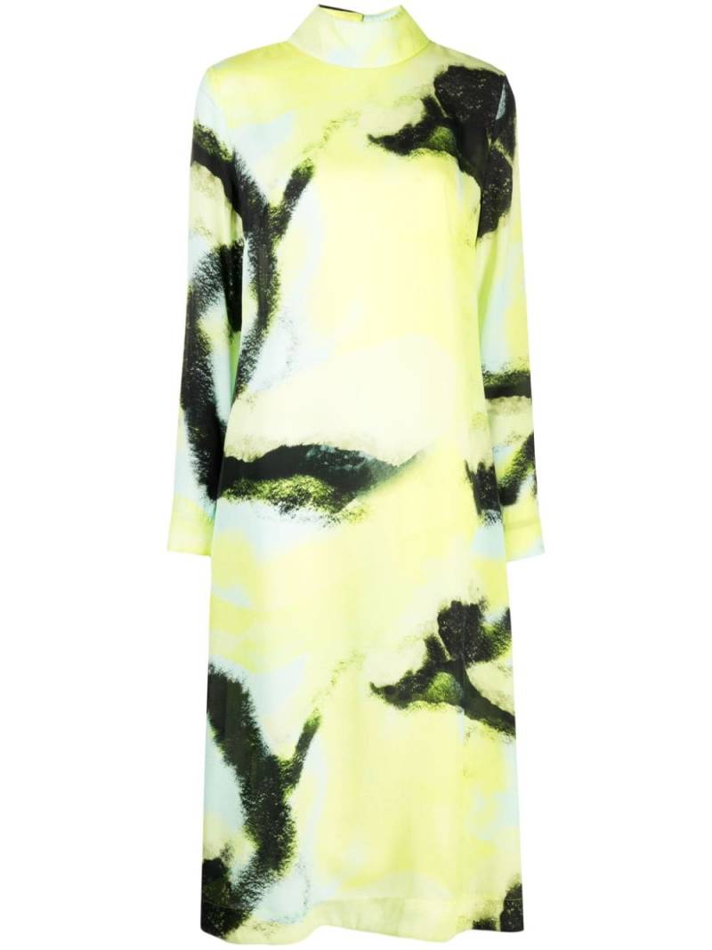 Stine Goya Mille abstract-print dress - Green von Stine Goya