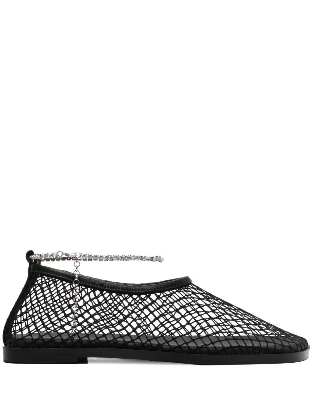 Stine Goya Sgreelo mesh ballerina shoes - Black von Stine Goya