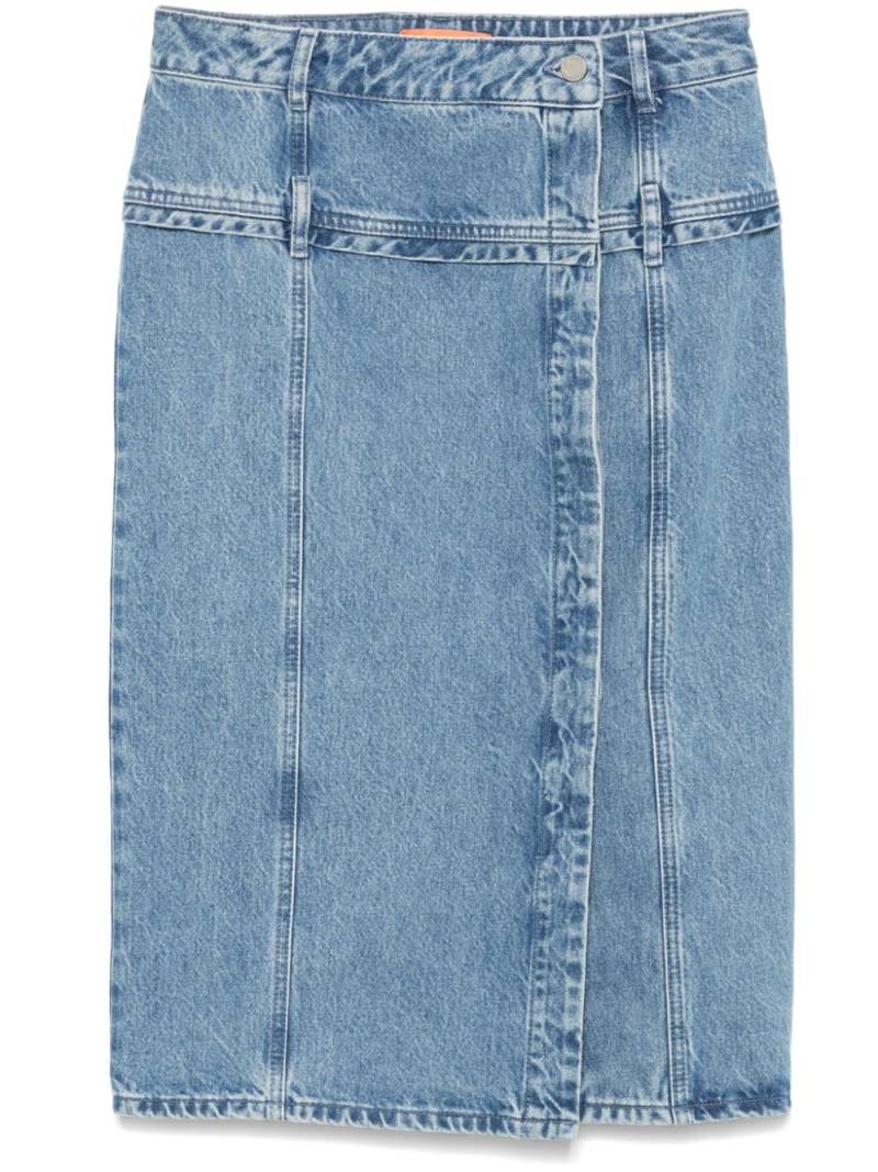 Stine Goya denim midi skirt - Blue von Stine Goya