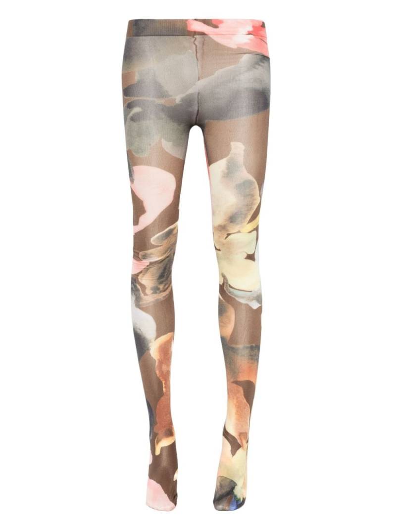 Stine Goya floral-print tights - Green von Stine Goya