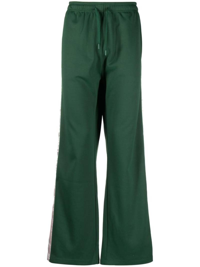 Stockholm Surfboard Club drawstring-fastening wide-leg track pants - Green von Stockholm Surfboard Club