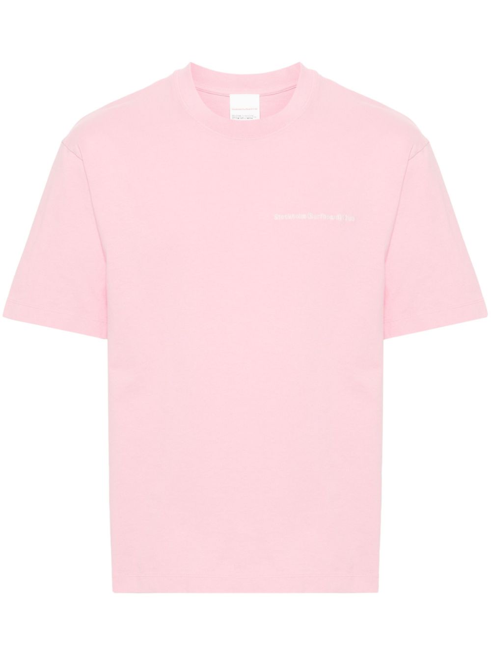 Stockholm Surfboard Club embroidered-logo cotton T-shirt - Pink von Stockholm Surfboard Club