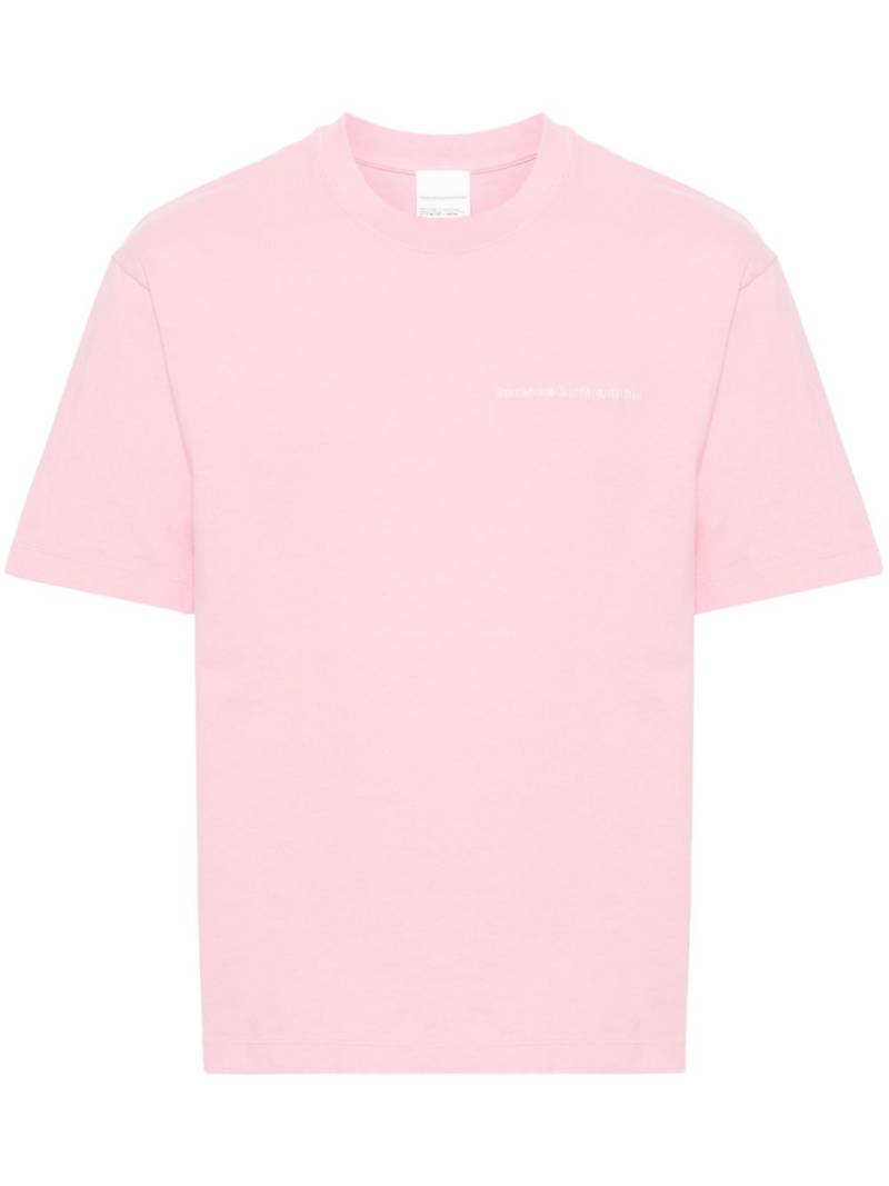 Stockholm Surfboard Club embroidered-logo cotton T-shirt - Pink von Stockholm Surfboard Club