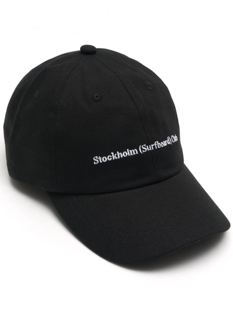 Stockholm Surfboard Club logo-embroidered cap - Black von Stockholm Surfboard Club