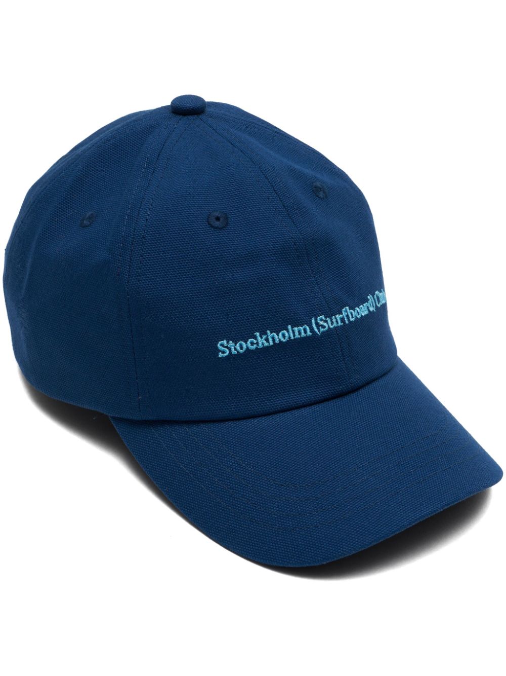 Stockholm Surfboard Club logo-embroidered cap - Blue von Stockholm Surfboard Club