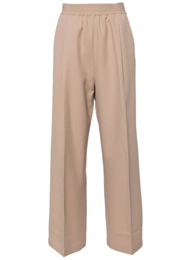 Stockholm Surfboard Club pressed-crease straight trousers - Neutrals von Stockholm Surfboard Club